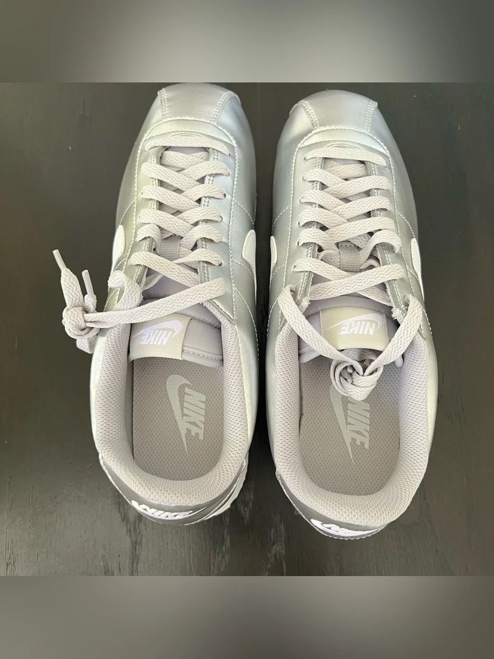 ✔️New✔️ NIKE Cortez Metallic Silver